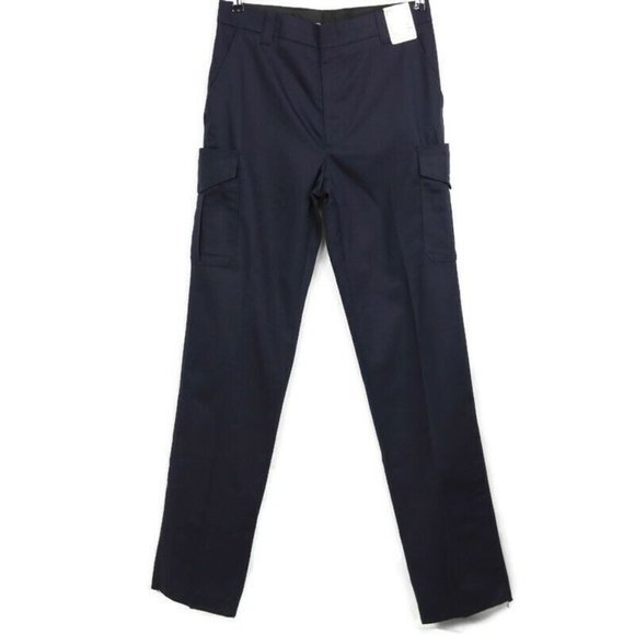 The Force Tactical Cargo Uniform Work Pants HS2383 Blue Unhemmed Size 34‎ - Picture 1 of 12